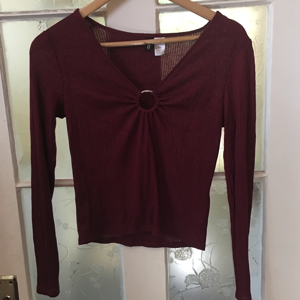 O-Ring Maroon Top